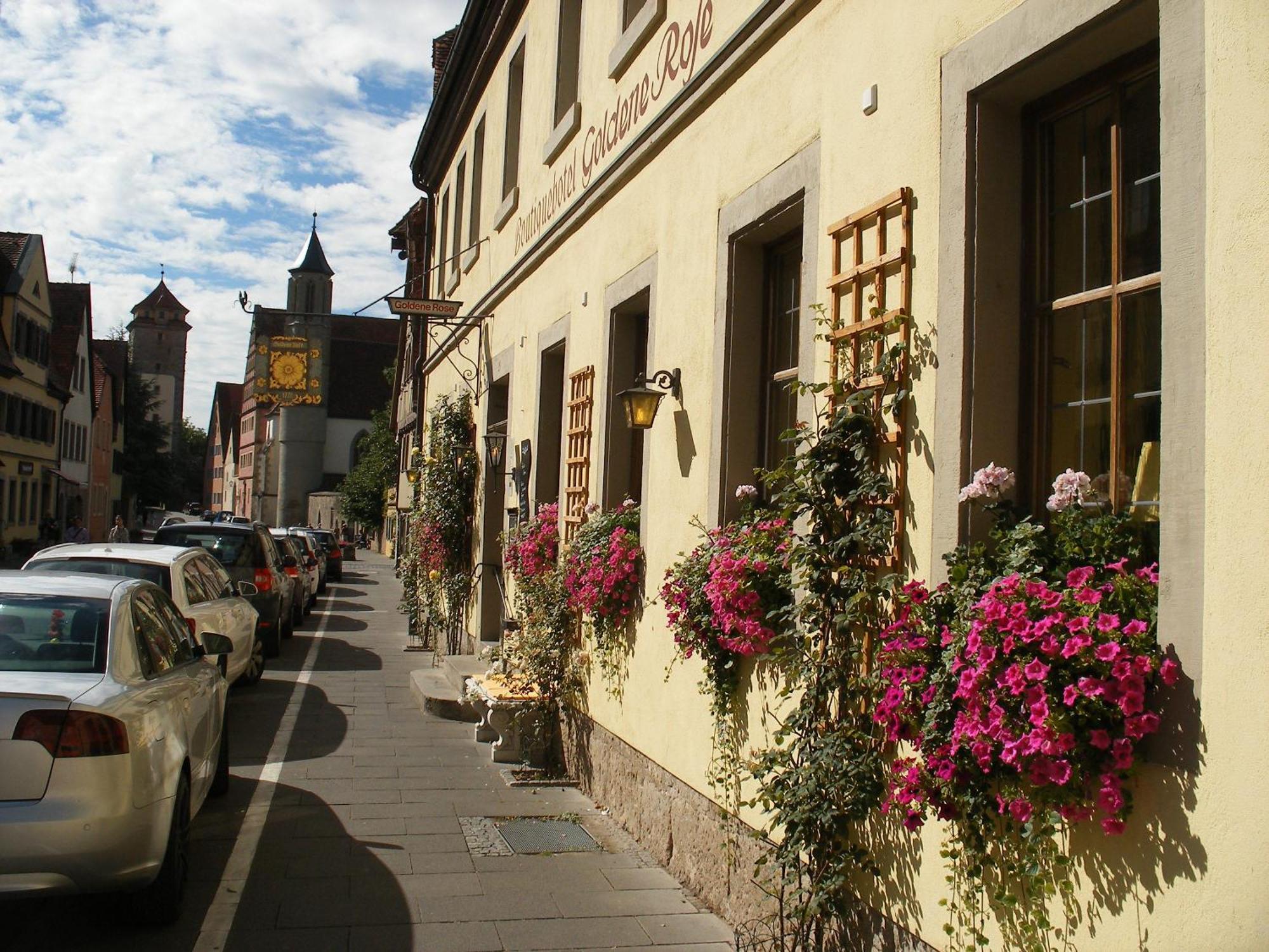 Boutiquehotel Goldene Rose - Self-Check-In 로텐부르크 옵 데어타우버 외부 사진