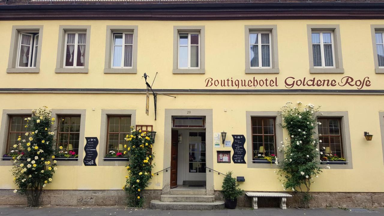 Boutiquehotel Goldene Rose - Self-Check-In 로텐부르크 옵 데어타우버 외부 사진